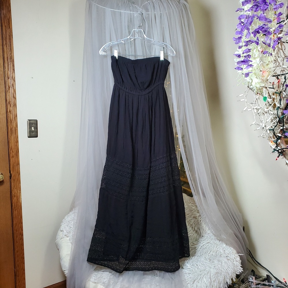 Torrid Whimsigoth Maxi Dress Black Resortwear Beach To Dinner Size 1X Cruise - Picture 2 of 6